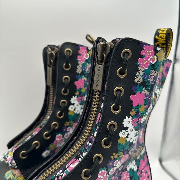 DR MARTENS Women's 6 SINCLAIR HI Floral Boot - Picture 2 of 9